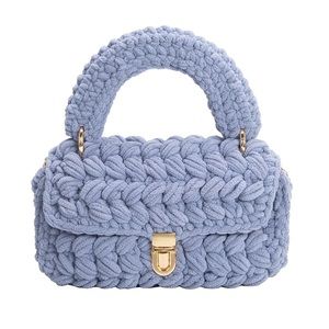 Melie Bianco Avery Chenille Sky Crossbody Bag